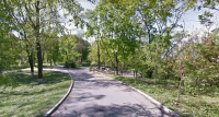 The Ground Near the Entrance to the Mariinskyi Park (approach from Arsenalna metro station)