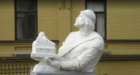 Monument to Yaroslav the Wise on Andriivskyi Descent